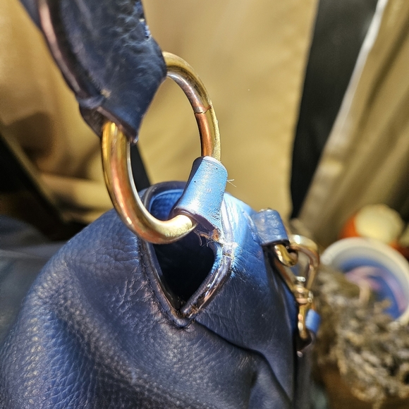 Cole Haan Blue Leather Women's Bag - Picture 6 of 9